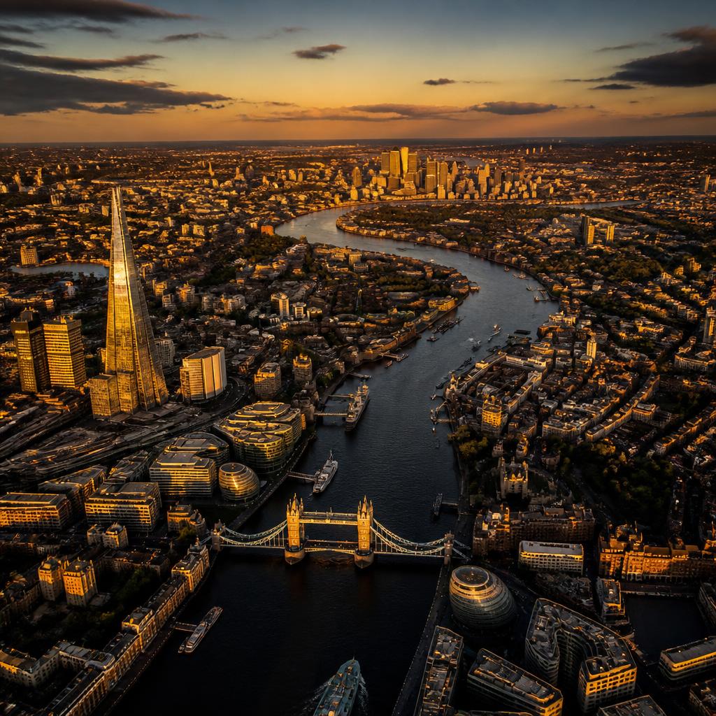 From above